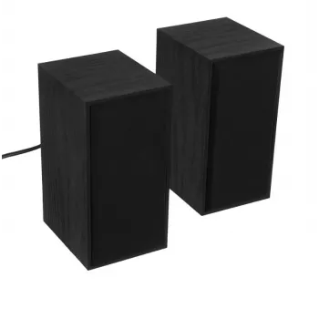 Altavoz Tellur Basic 2.0, 6W, USB/jack, carcasa de madera