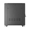 Armario rack 19 pulgadas LANBERG 22HE 600x1000 mm, negro, puertas de cristal delanteras y traseras