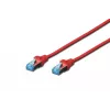 Cable de red Digitus CAT 5e SF/UTP cable de parcheo RJ-45 Cat5e 10m rojo
