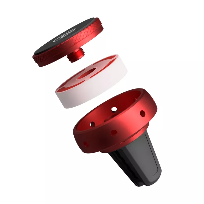 Soporte para móvil de coche Tellur T-MLX47765 soporte magnético para rejilla de ventilación, rojo