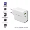 Qoltec 51718 cargador | 45W | 5-20V | 2,4-3A | USB Type-C PD | USB | blanco