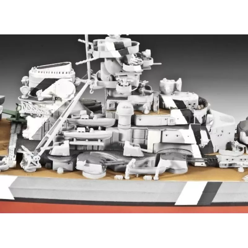 Maqueta de barco de guerra Revell Bismarck 1:700