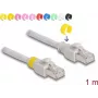 Cable de red DeLOCK RJ45 Cat.6A S/FTP 1 m gris