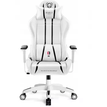 Silla gaming Diablo X-ONE 2.0 normal blanca y negra