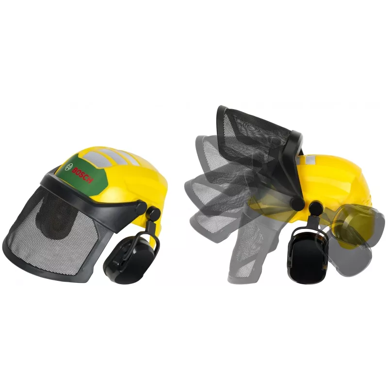 Casco de leñador KLEIN con visera modelo 8199 — casco de protección de juego de rol para niños