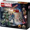 Juguete de construcción LEGO Marvel Super Heroes Iron Man War Machine Set 76320, 204 piezas, 2 minifiguras, 100 mm de altura
