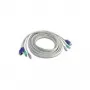 TRENDnet TK C15 - Cable de teclado / vídeo / ratón (KVM) - PS/2, 6 pines, HD-15 (M) - PS/2, 6 pines, HD-15 (M) - 4,5 m (TK-C15)