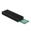 Carcasa para SSD DeLOCK carcasa combo externa USB Type-C para SSD M.2 NVMe PCIe o SATA