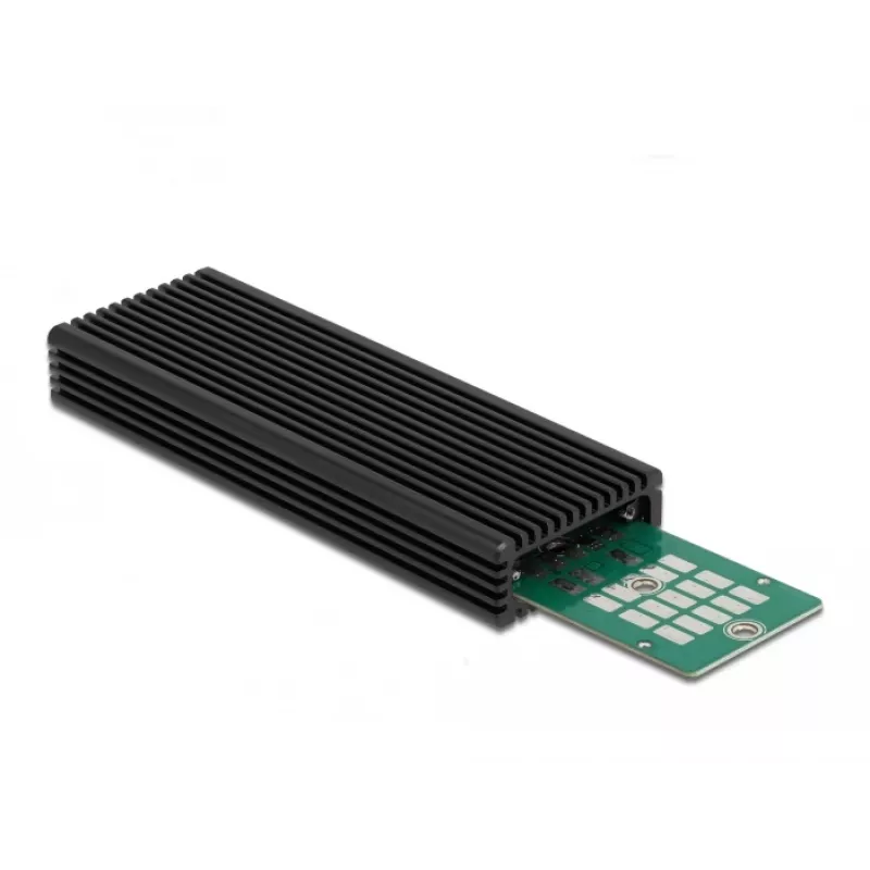Carcasa para SSD DeLOCK carcasa combo externa USB Type-C para SSD M.2 NVMe PCIe o SATA