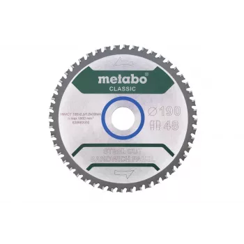 Disco de sierra circular Metabo FZ/FA 190 x 30 mm, 48 dientes, acero