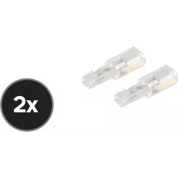 Enrollacables ShiverPeaks 71216-W-SET2 — accesorio antivuelta para cables de auricular telefónico