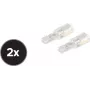 Enrollacables ShiverPeaks 71216-W-SET2 — accesorio antivuelta para cables de auricular telefónico