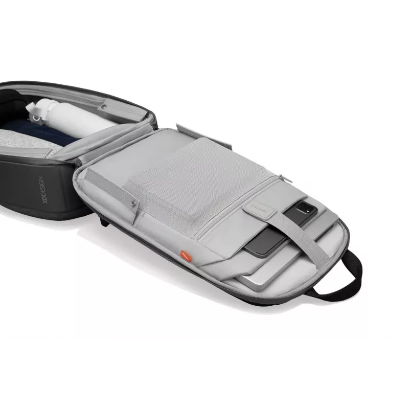 Mochila antirrobo XDDESIGN BOBBY EDGE gris — impermeable, mochila para el día a día