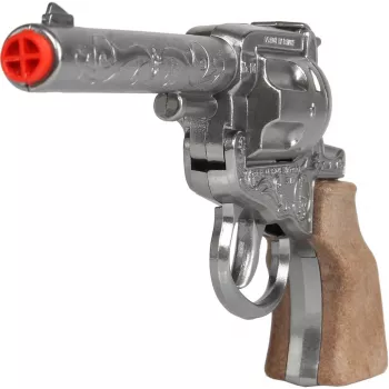 Revolver cowboy de juguete de metal Gonher 8 disparos Modelo 239842