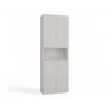 Armario de baño Nel DK 1K cesta color crema