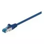 Wentronic Goobay Cable de red CAT 6a, S/FTP (PiMF), Azul, 5 m – LSZH libre de halógenos, cobre (93812)