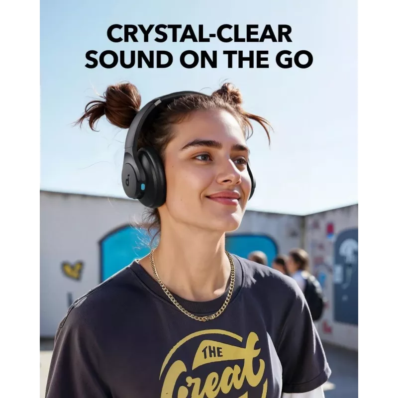 Auriculares over-ear Anker Soundcore Q11i, Bluetooth 5.0, hasta 20 h de batería, micrófono integrado, gris oscuro
