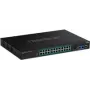 TRENDnet TI-RP262I - Industrial - Switch - gestionado - 24 x 10/100/1000 (PoE+) + 2 x SFP - montaje en rack - PoE+