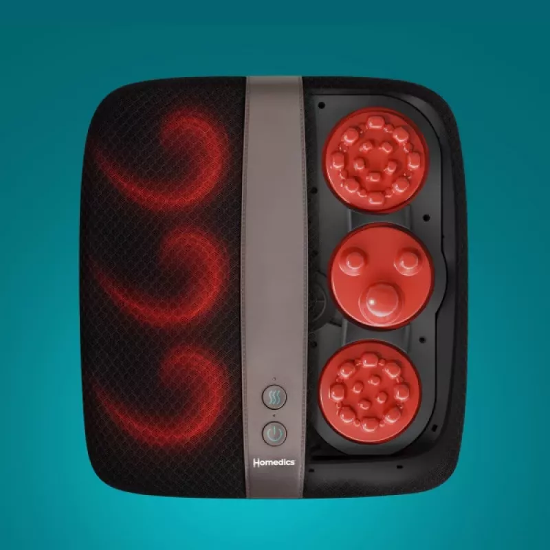 Masajeador de pies HoMedics FM-TS12H-EU Shiatsu Deluxe con funciones de calor y amasado