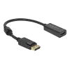Adaptador DisplayPort 1.2 conector macho a conector hembra HDMI 4K DeLOCK 63559
