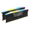 DIMM 64 GB DDR5-6000 (2x 32 GB) Dual-Kit, memoria RAM negra, CMH64GX5M2B6000C30, Vengeance RGB, INTEL XMP