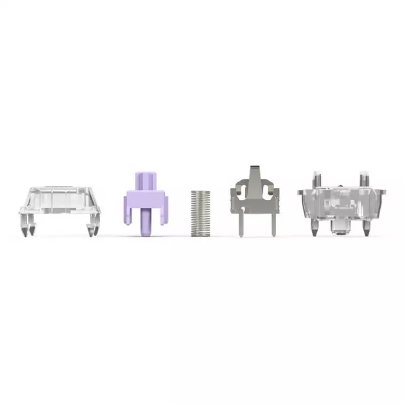 Interruptores mecánicos para teclado GLORIOUS Mako Ultralight 5-Pin MX-Stem 40g táctil prelubricado, 110 uds.