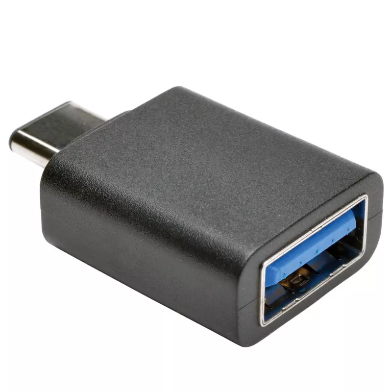 Adaptador USB Eaton Tripp Lite Series USB 3.1 Gen 1.5 USB-C a USB Type-A M/F 5 Gbps tablet smartphone - Adaptador USB - USB Type-A (H) a USB-C de 24 pines (M) - USB 3.1 - negro (U428-000-F)
