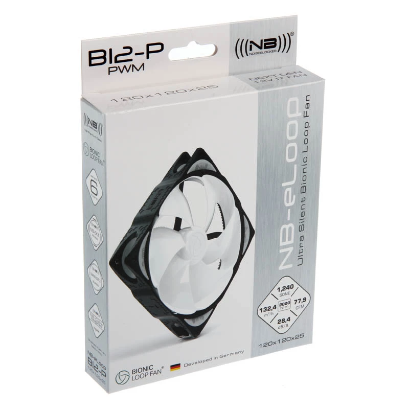 Ventilador NOISEBLOCKER NB-eLoop B12-P 120mm PWM