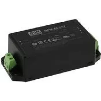 Fuente de alimentación Mean Well MPM-65-5ST 65 W interior 80–264 V negro, 2×MOPP, EN/UL 60601