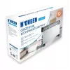 Radiador eléctrico de convección NOVEEN CH-6000 TIMER TURBO FAN 2000W 3 niveles de potencia montaje en pared/suelo blanco
