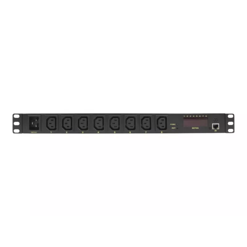 Logilink IP PDU Control Unit - unidad de distribución de corriente (montaje en rack) - corriente alterna 110-240 V - Ethernet - entrada IEC 60320 C20 - salida