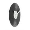 Reloj NeXtime 5163 Little Spinning Time, Ø20 cm, pared, negro