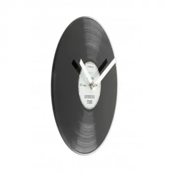 Reloj NeXtime 5163 Little Spinning Time, Ø20 cm, pared, negro