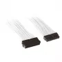 SilverStone PP07-MBW - cable de extensión de alimentación - ATX, 24 pines (M) - ATX, 24 pines (H) - 30 cm - blanco (SST-PP07-MBW)