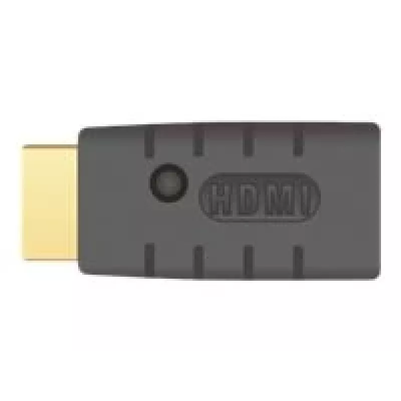 Adaptador HDMI (conector macho) > HDMI (conector hembra), emulador EDID (negro)