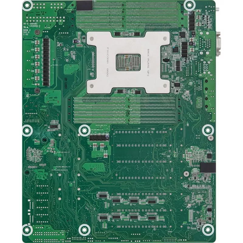 Placa base para servidor ASRock WRX80D8-2T ATX, chipset AMD WRX80, socket sWRX8, 8x DDR4 DIMM, 12x SATA III, 3x RJ-45