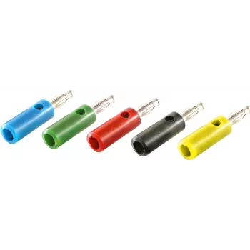 shiverpeaks BS56200-SET Conector banana negro - azul - verde - rojo - amarillo (BS56200-SET)