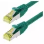 Cable de red Helos Cat 6a S/FTP 1 m verde