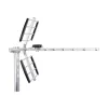 Libox LB1600 antena de TV direccional DVB-T, 16 elementos, pasiva, de exterior, 18 dB, filtro LTE
