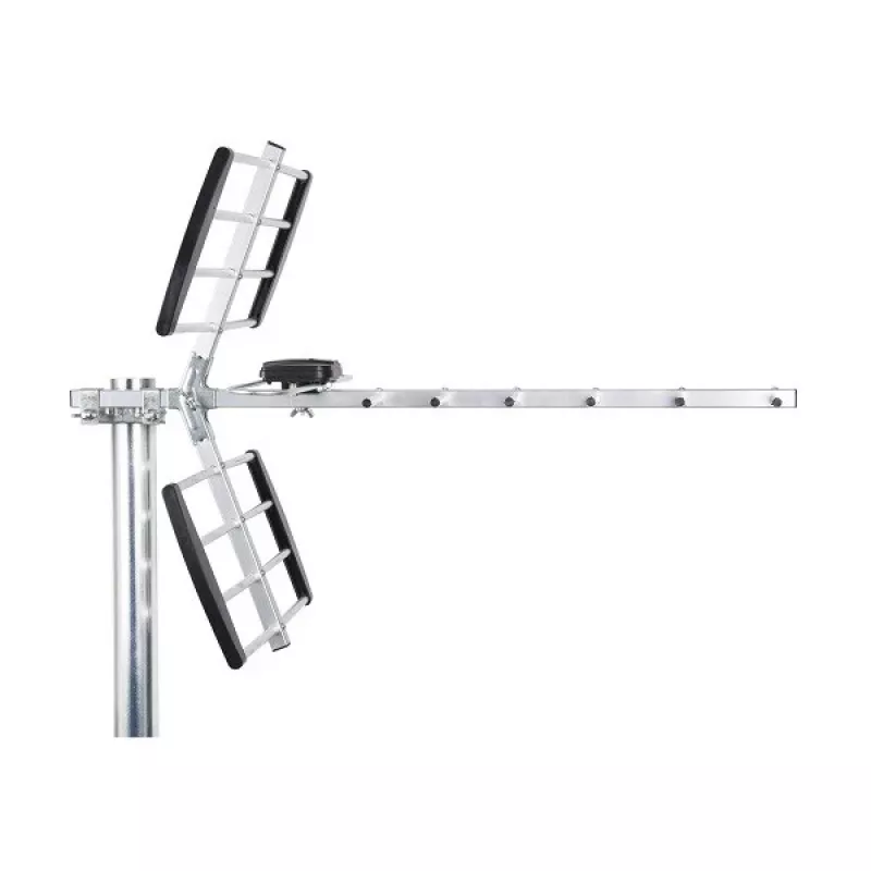 Libox LB1600 antena de TV direccional DVB-T, 16 elementos, pasiva, de exterior, 18 dB, filtro LTE
