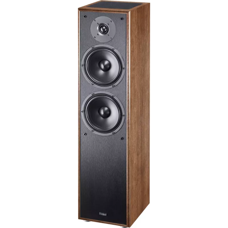 Altavoz de suelo Magnat Monitor S80 ATM Nogal, 2,5 vías, 100 W RMS, 4 Ω, 26–38000 Hz
