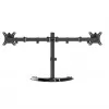 Gembird MS-D2ST-02 Soporte de sobremesa para monitor (girar, inclinar, pivotar), 13”-32”, negro