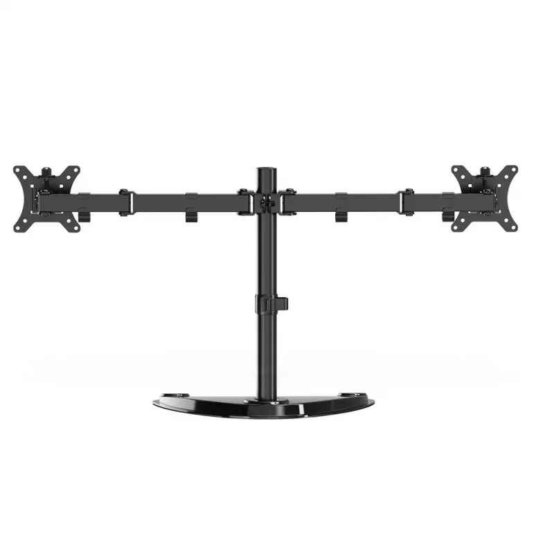Gembird MS-D2ST-02 Soporte de sobremesa para monitor (girar, inclinar, pivotar), 13”-32”, negro