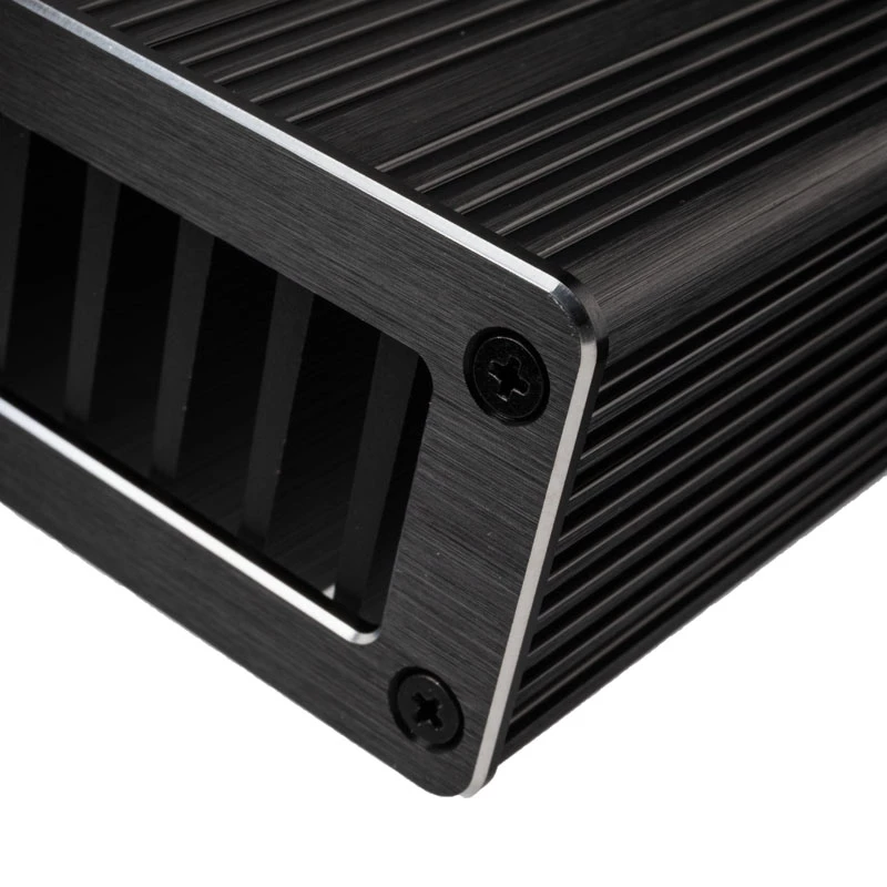 Carcasa de ordenador Akasa Plato WS carcasa UCFF, OEM, negra