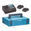 SET DE FUENTE DE ALIMENTACIÓN MAKITA 12V 2x2,0Ah (BL1021Bx2+DC10SB) MAKPAC