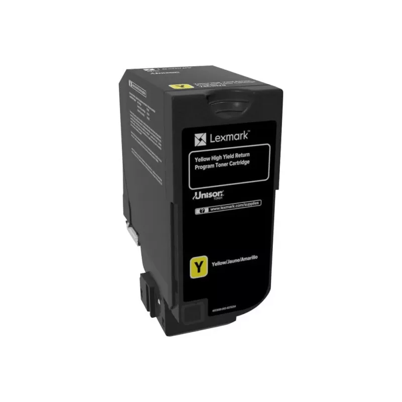 LEXMARK 74C2HY0 tóner Lexmark 74C2HY0 amarillo 12.000 páginas CS725de / CS725dte