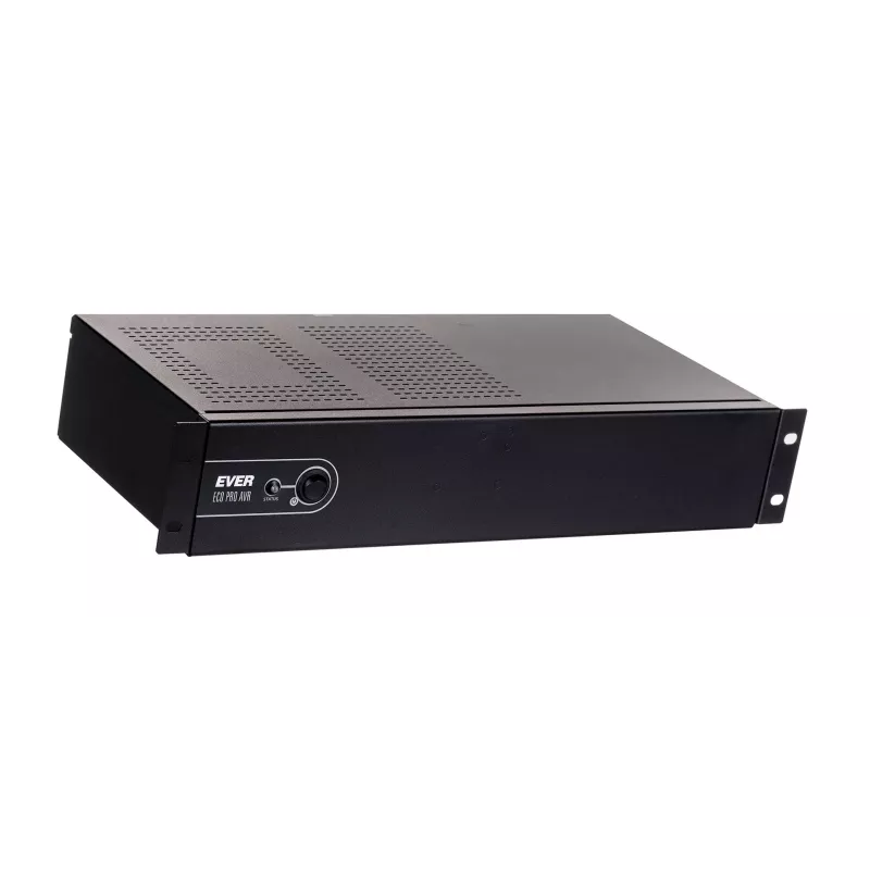 EVER ECO Pro 1000 AVR CDS SAI Line-Interactive rack 19 pulgadas 2U, 1000 VA / 650 W