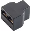 ShiverPeaks BS71225-8 conector de cable telefónico, conector hembra RJ-45 (8P8C) a 2x conector hembra RJ-45