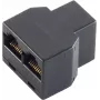 ShiverPeaks BS71225-8 conector de cable telefónico, conector hembra RJ-45 (8P8C) a 2x conector hembra RJ-45