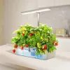 Sistema inteligente de cultivo de plantas de interior GreenBlue, maceta SMART, capacidad 4L, para 12 plantas, LEDs de espectro completo, GB133